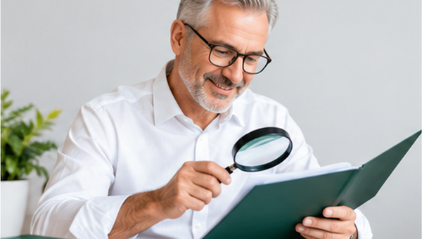 Senior tax accountant reviews return